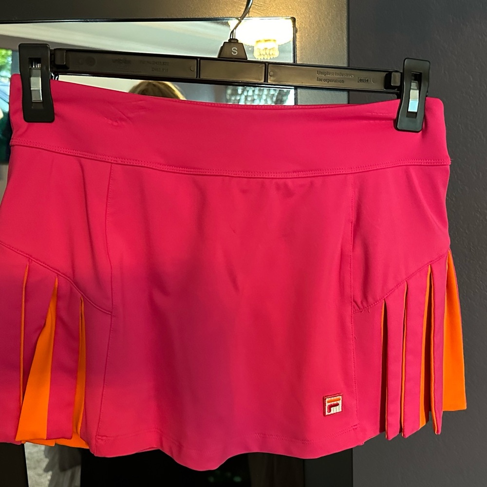 Fila tennis skirt (s) hot pink & orange